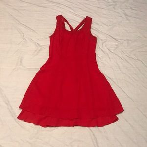 A red dress